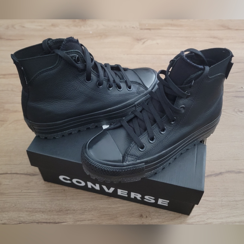 Converse Chuck Taylor All Star City Trek Triple Black Unisex 6.5 Women 5.0 Men